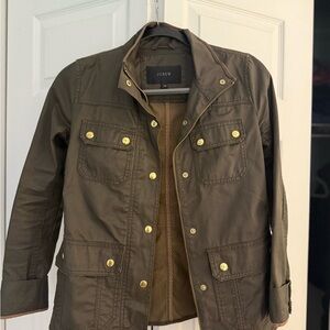 J. Crew Olive Utility Jacket